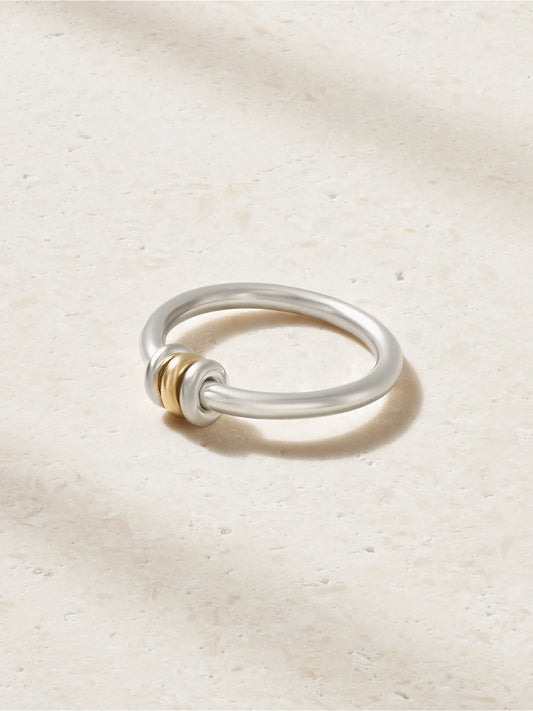 Sirius Sterling Silver And 18-karat Gold Ring