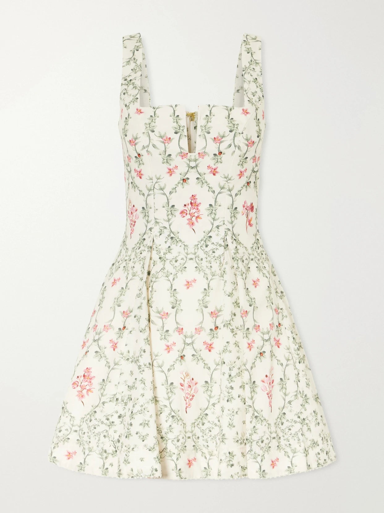 Cauca Tiered Floral-print Cotton Mini Dress