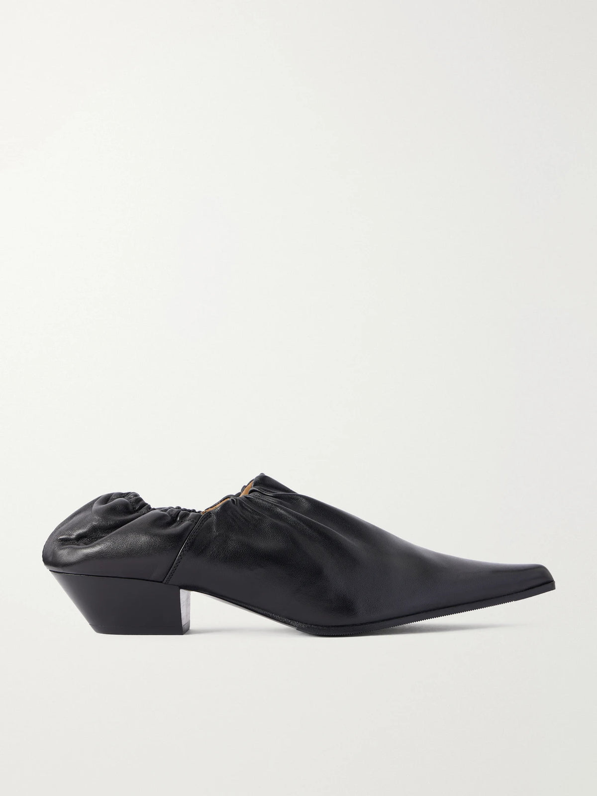 Our Legacy Ranch Envelope 35 Gathered Leather Pumps