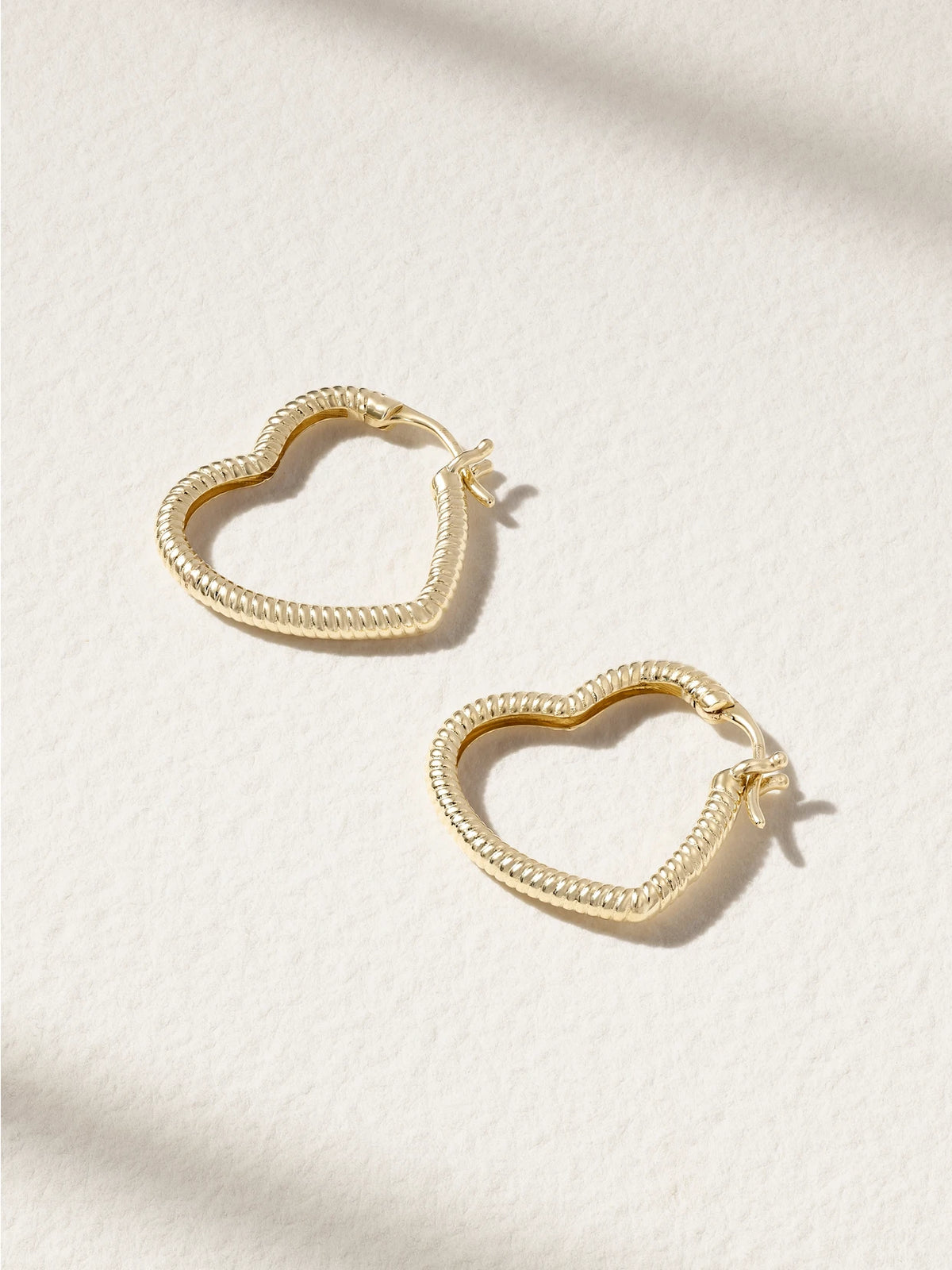 9-karat Gold Hoop Earrings