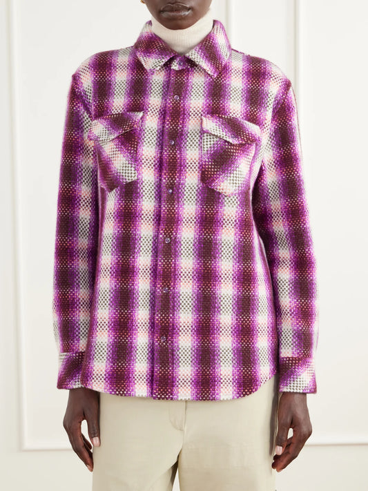 God's True Frontier Checked Cashmere Shirt