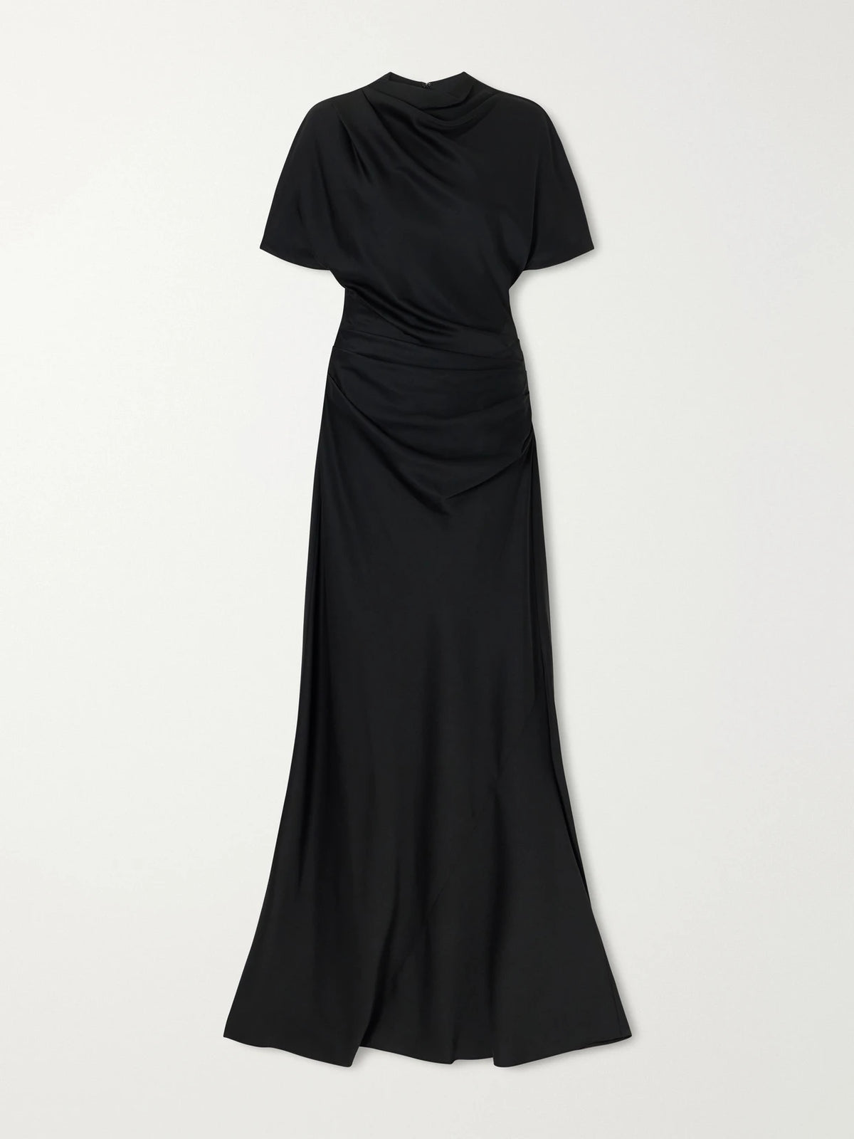 SIMKHAI Open-back Gathered Jersey Maxi Dress