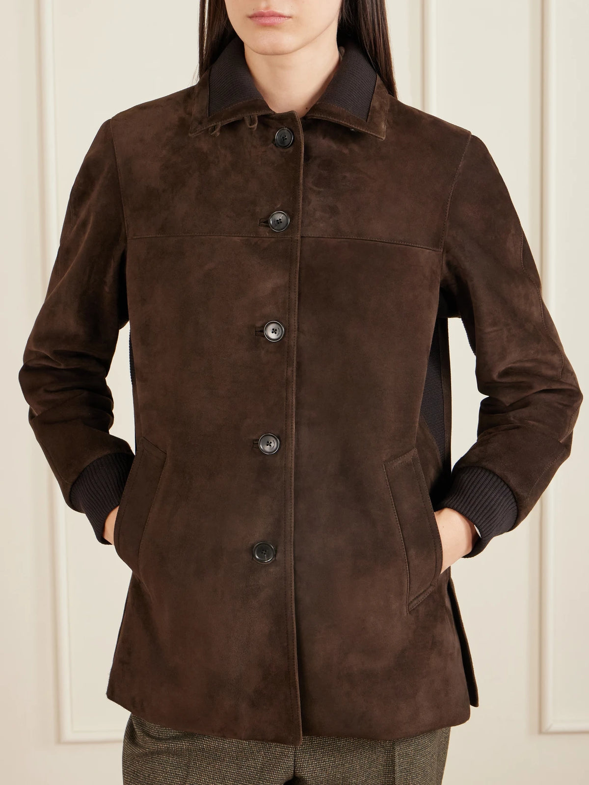 Loro Piana Maremma Suede Jacket