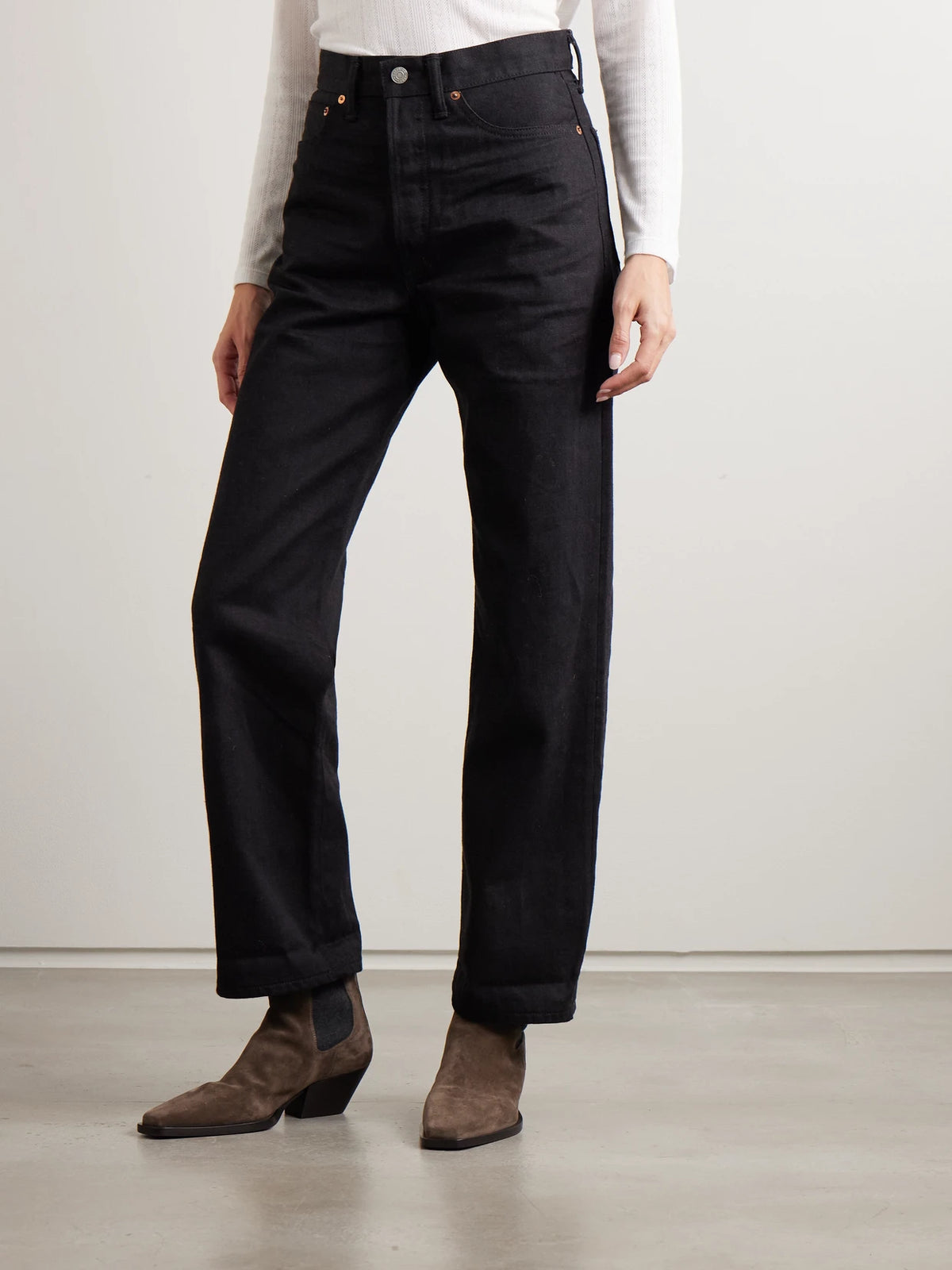 RRL High-rise Wide-leg Jeans