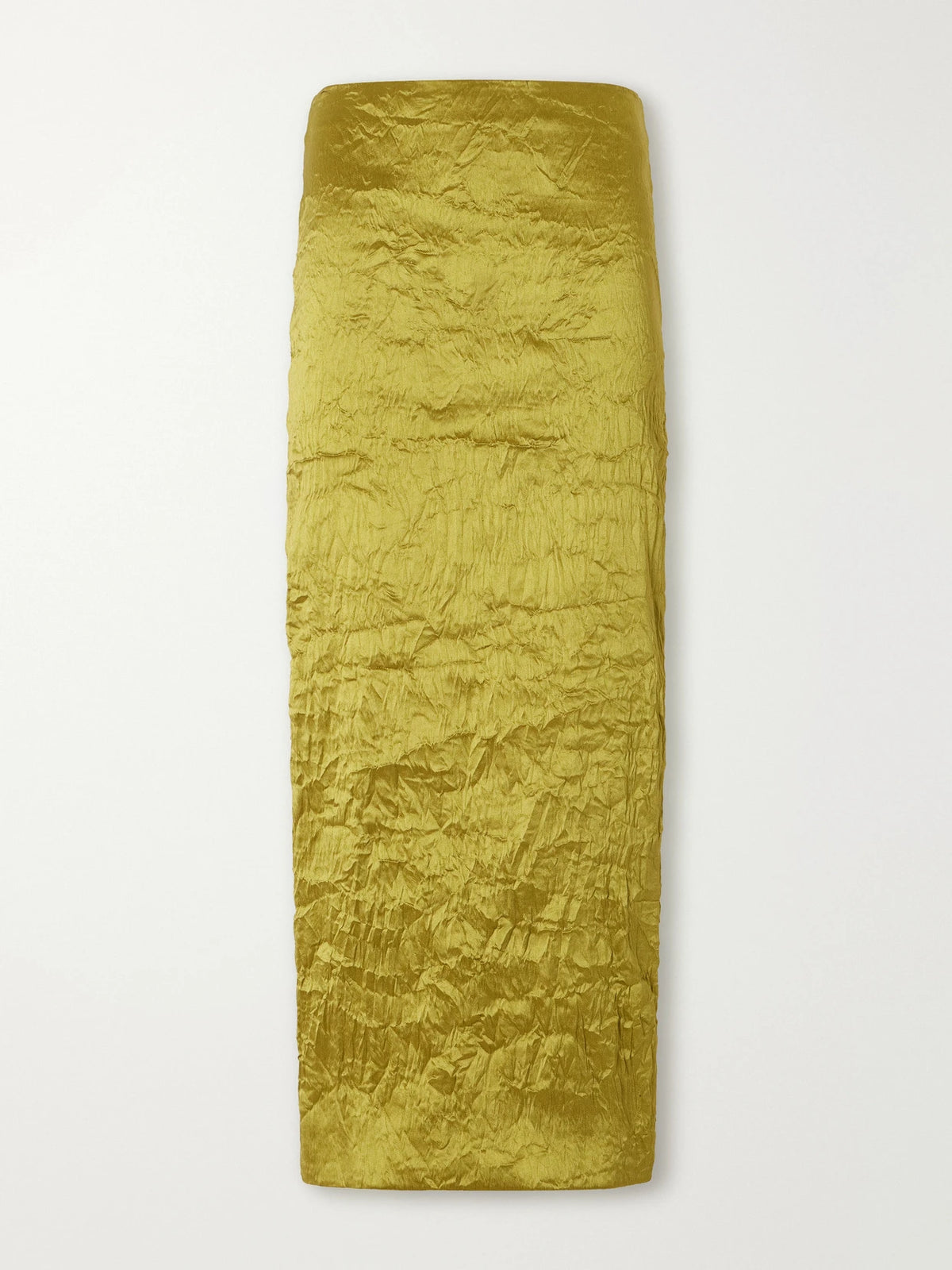 TOVE Alma Crinkled Satin Midi Skirt