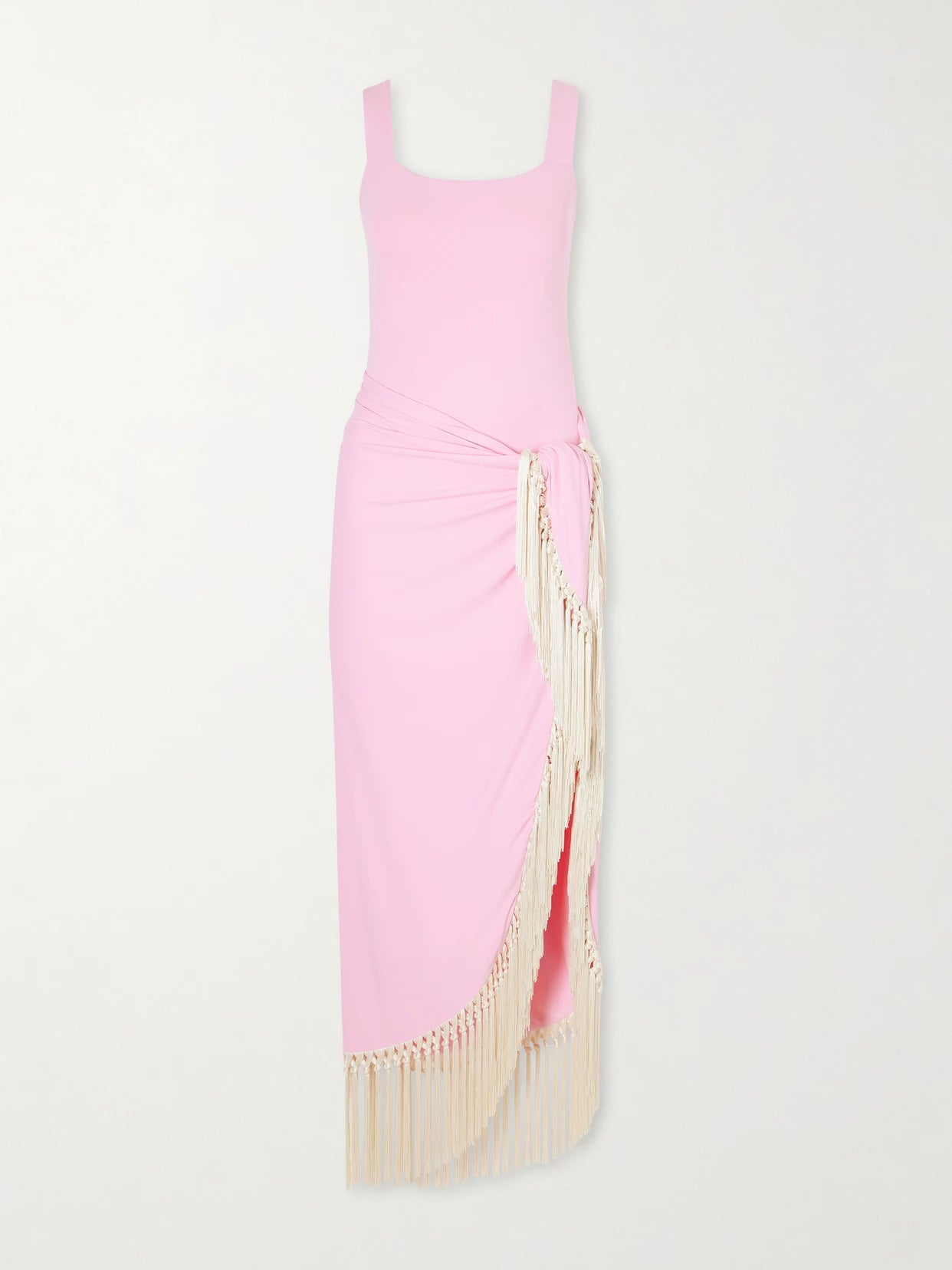 Lido Fringed Swimsuit And Pareo Set