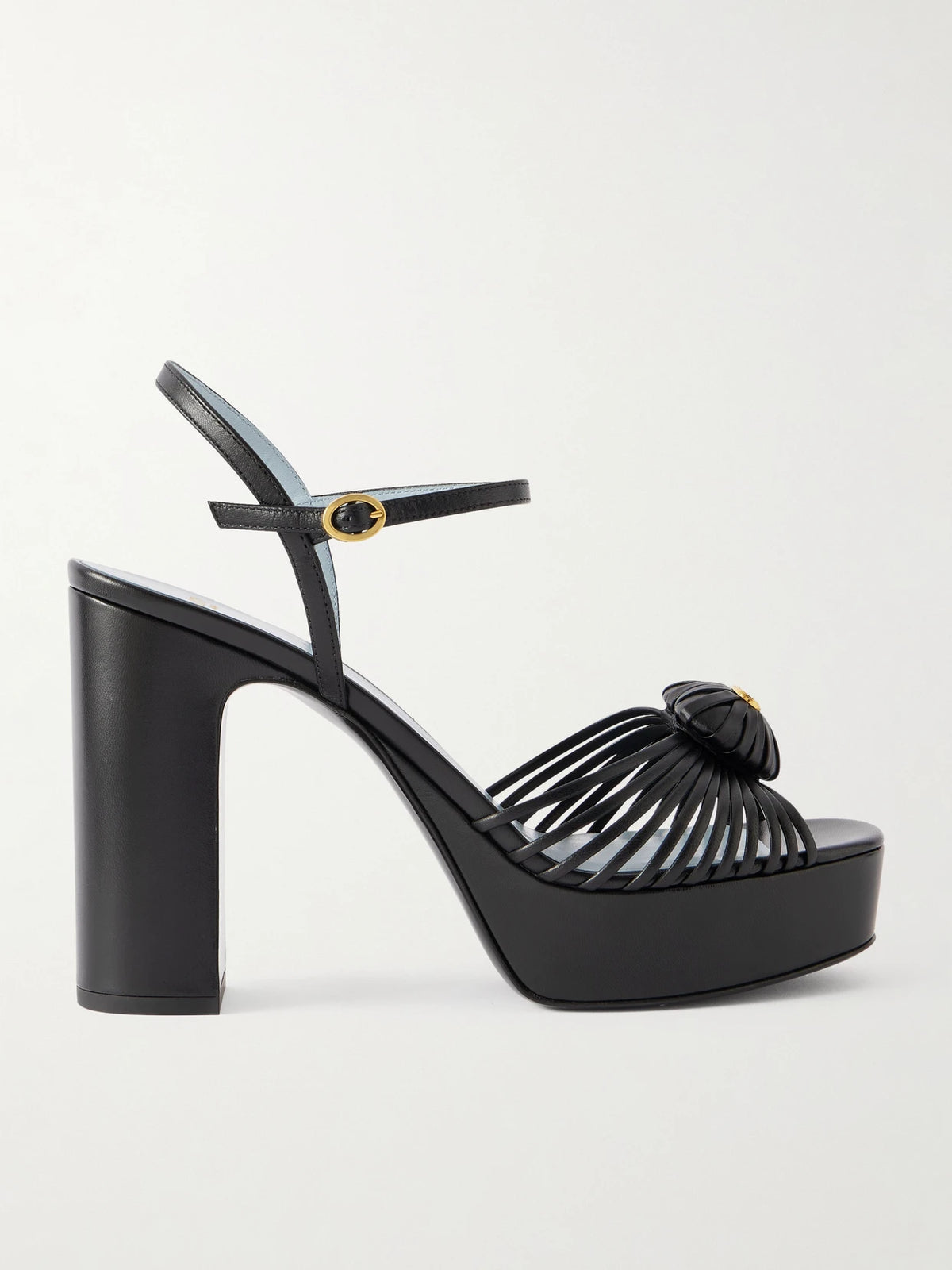 Royal 115 Embellished Leather Platform Sandals