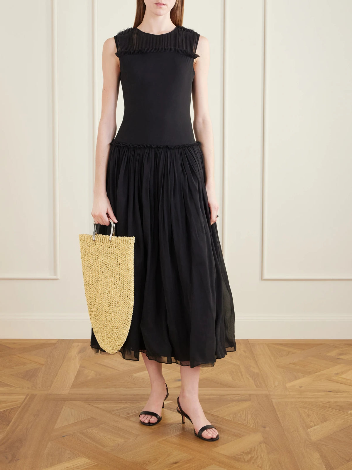 Woven Raffia Tote Bag