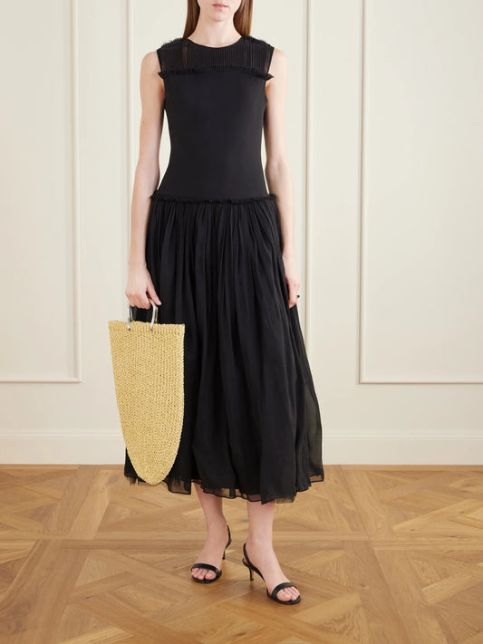 Woven Raffia Tote Bag