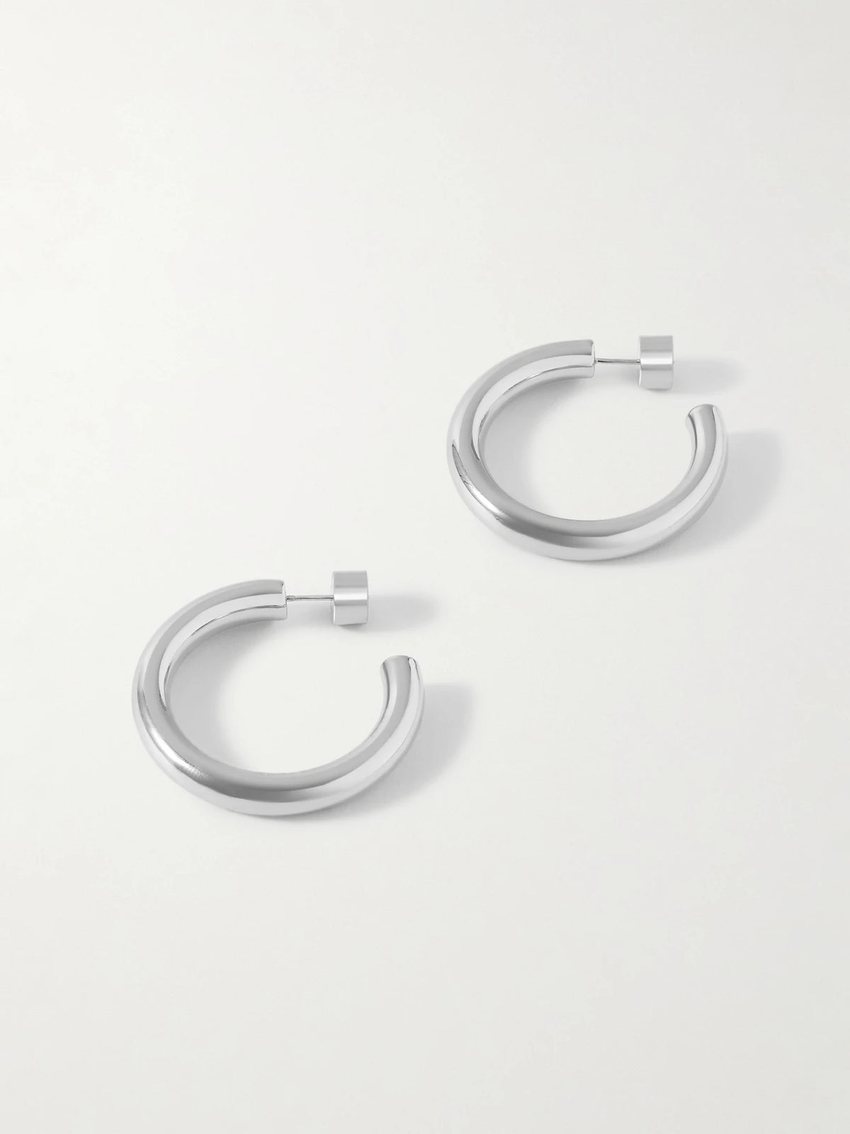 Natasha Mini Silver-plated Hoop Earrings