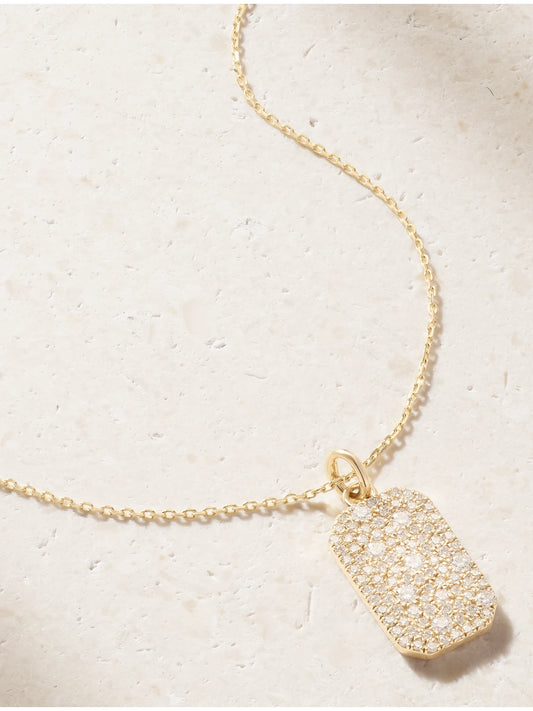 Hold Me 14-karat Gold Diamond Necklace