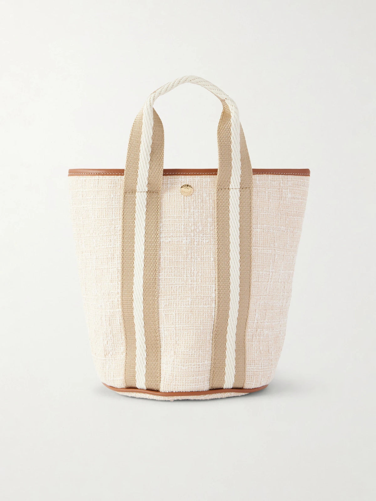 Cruise Small Leather-trimmed Tweed Tote