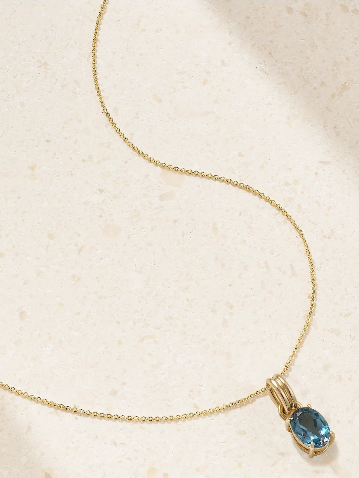 Beekman 14-karat Gold Topaz Necklace