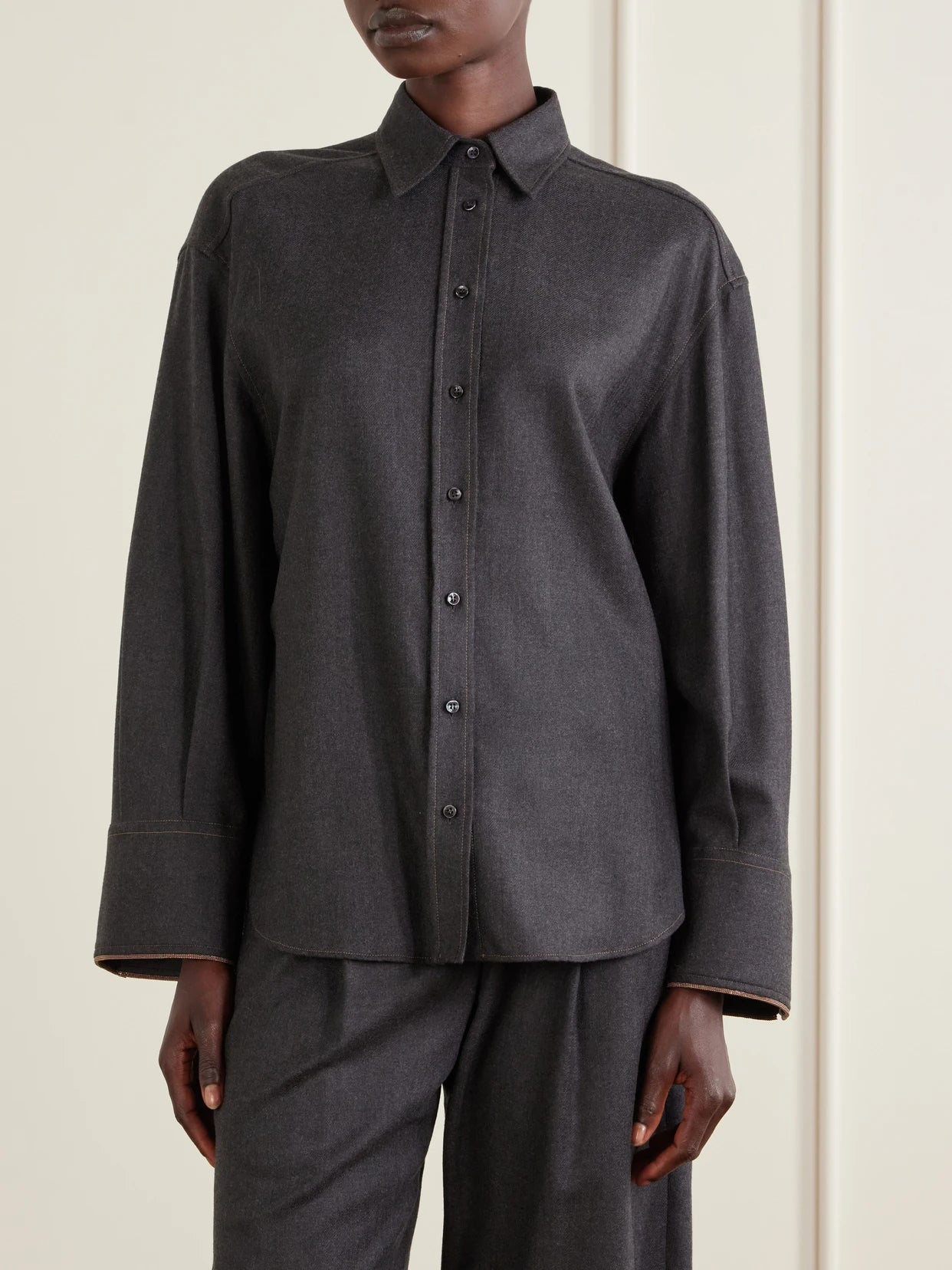 Oversized Wool Shirt