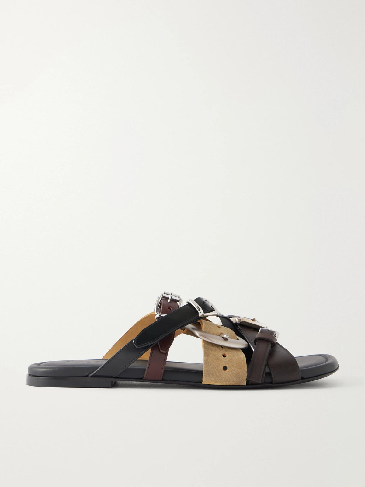 Acne Studios Buckled Leather Sandals