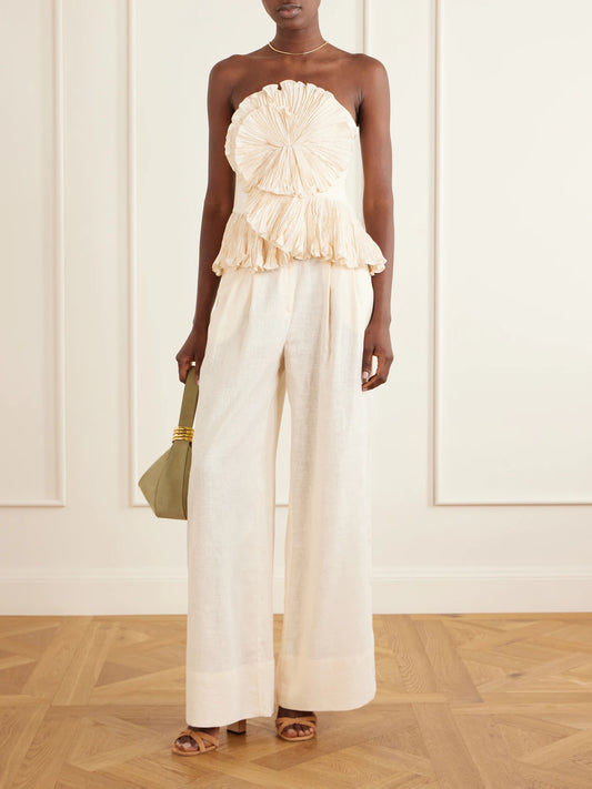 Image of Heels. Product name - Elsy 85 Suede Sandals in Neutral colour by brand - Jimmy Choo