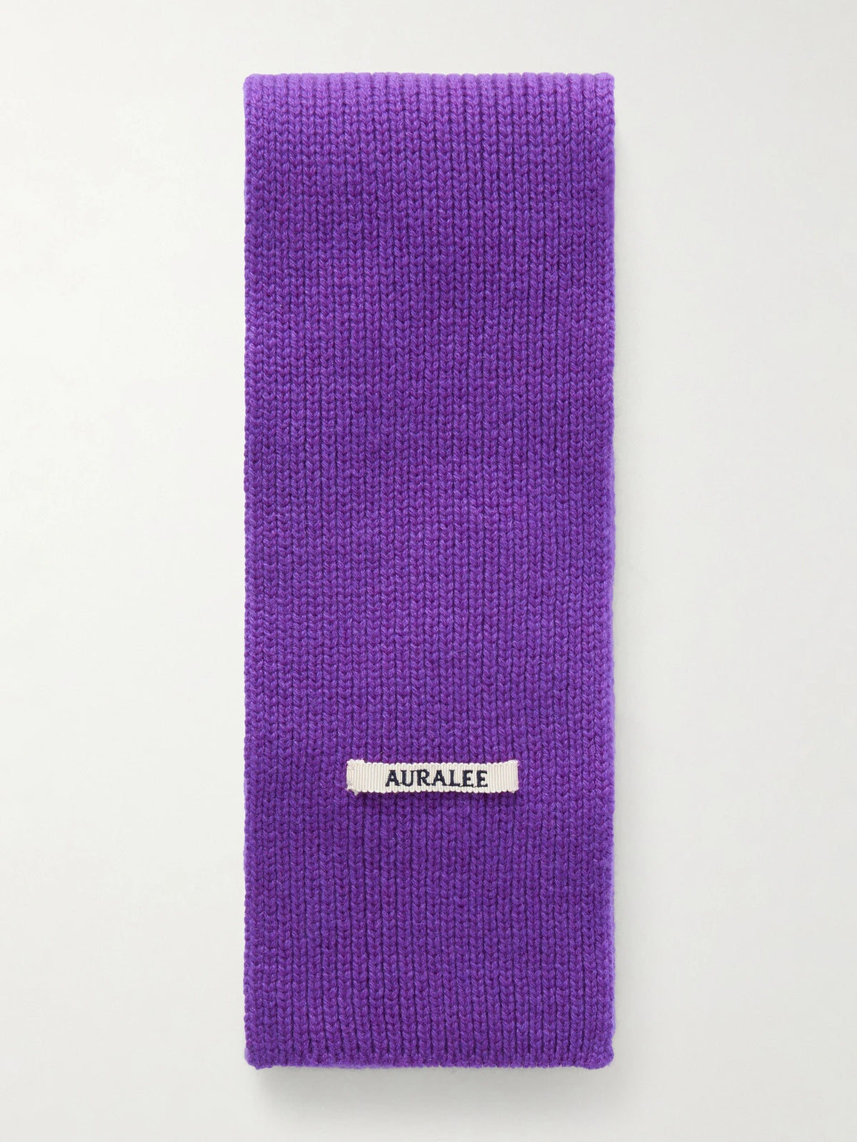 Auralee Ribbed Cashmere Scarf