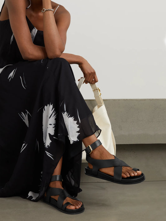 A Emery Jalen Leather Sandals