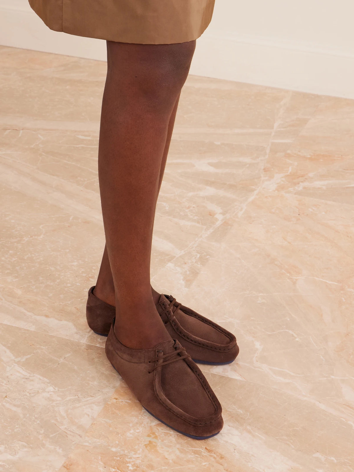 Suede Lace-up Shoes