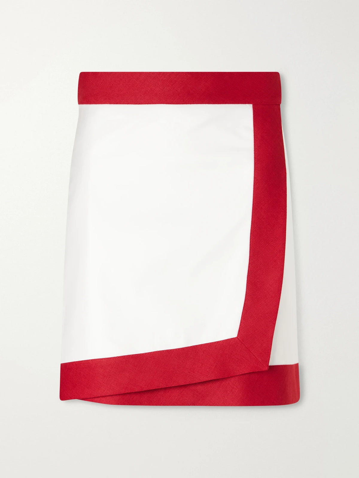 LIBEROWE Woven Mini Wrap Skirt