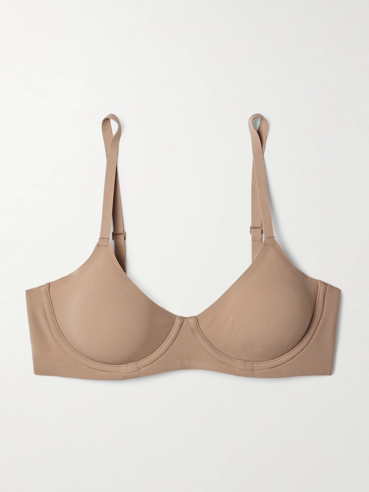 Fits Everybody Unlined Demi Bra - Clay