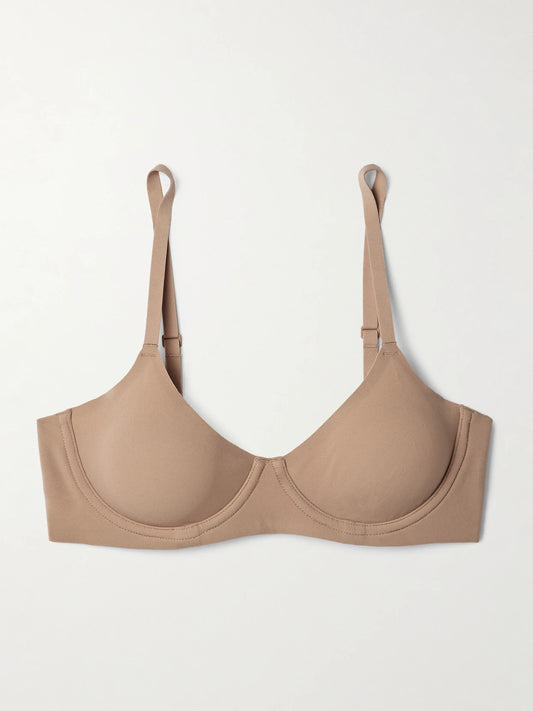 Fits Everybody Unlined Demi Bra - Clay