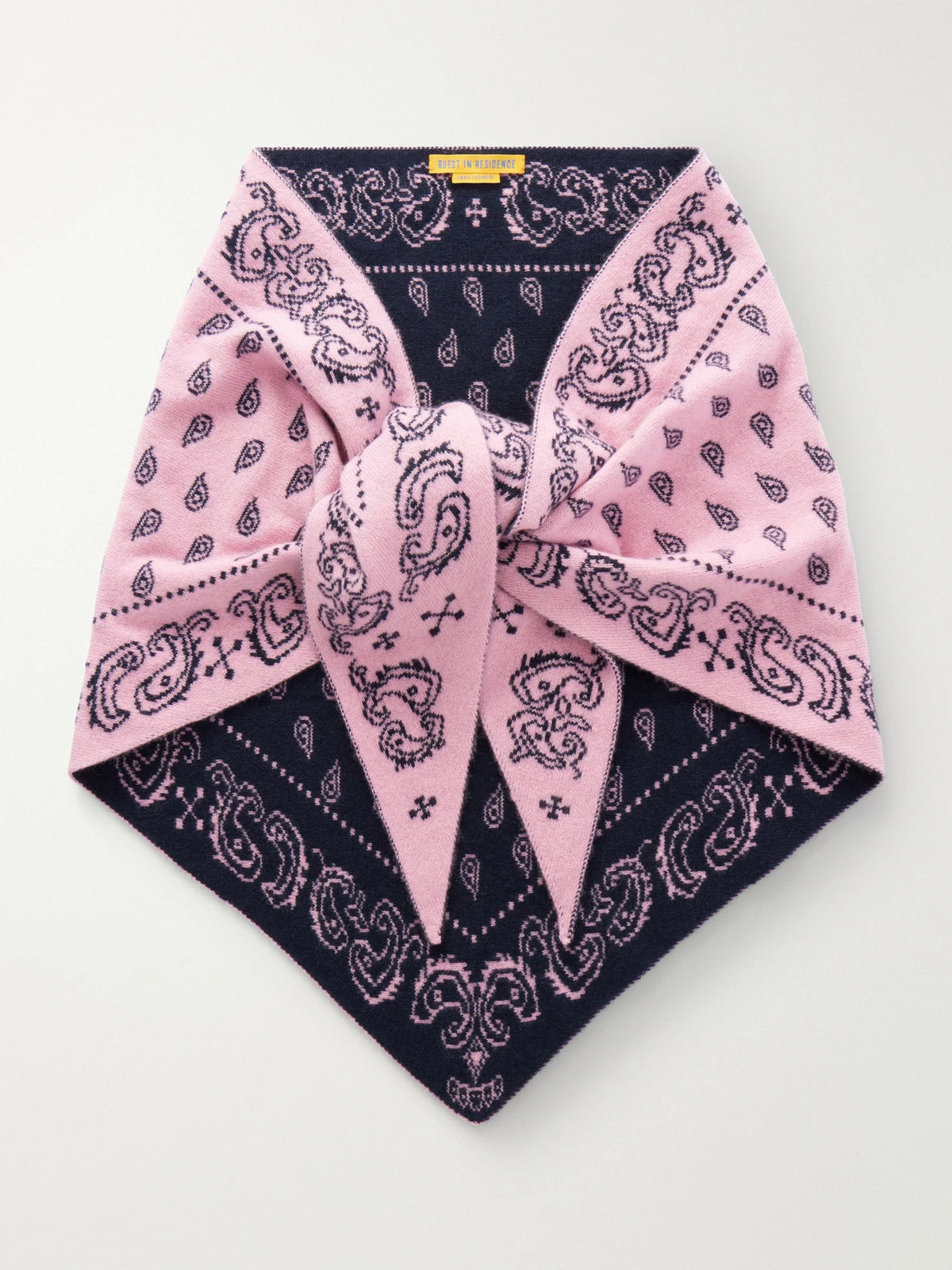 Guest In Residence The Wild Rag Cashmere-jacquard Scarf