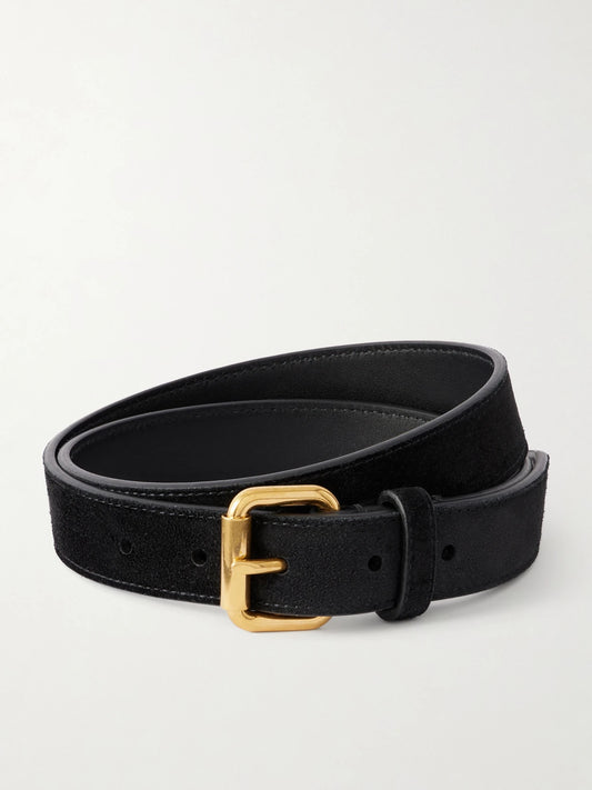 The Row Geo Suede Belt