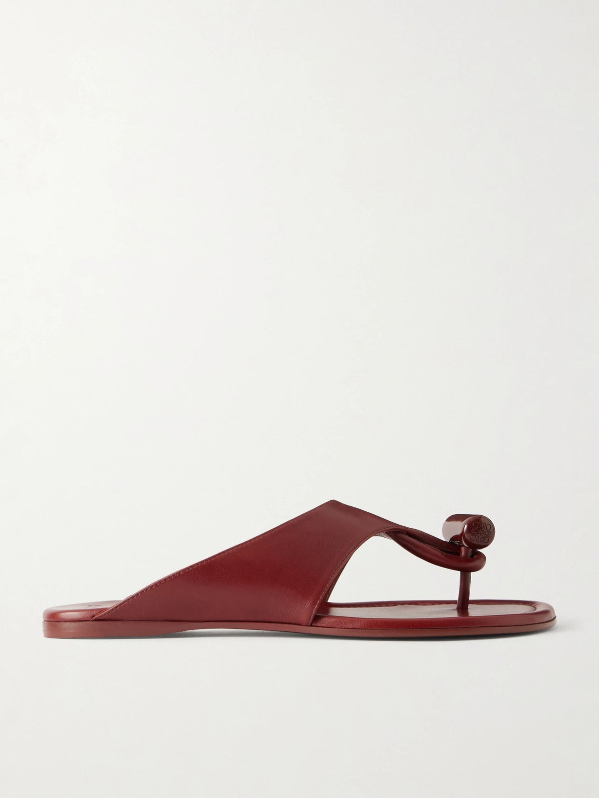 Toggle Leather Slides