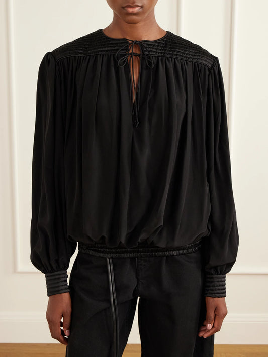 ISABEL MARANT Dovane Silk-satin Blouse
