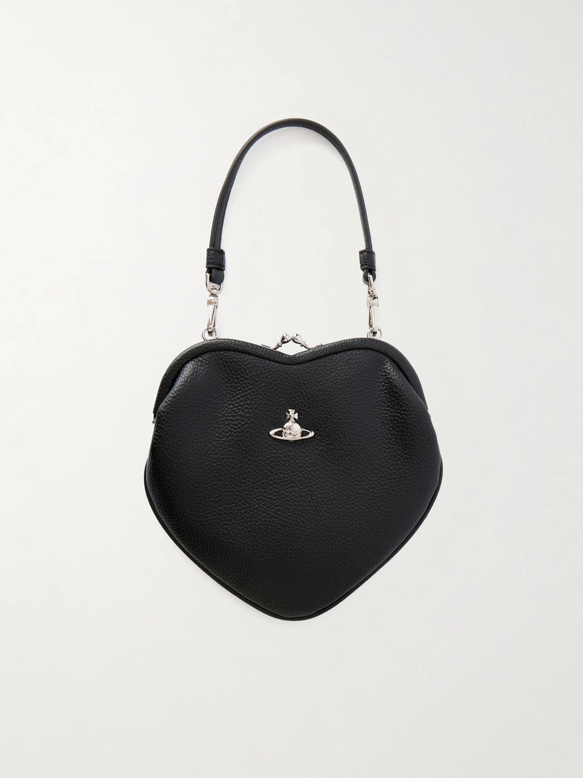 Belle Heart Logo-appliquéd Leather-effect Shoulder Bag