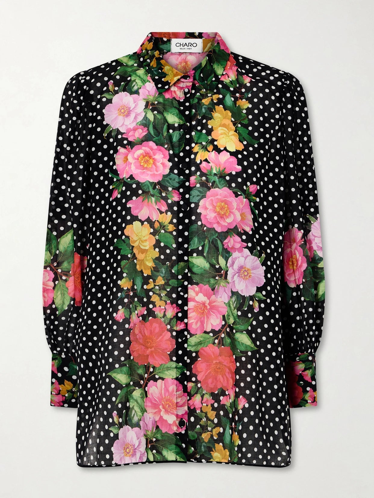 Ronda Printed Cotton-blend Voile Blouse