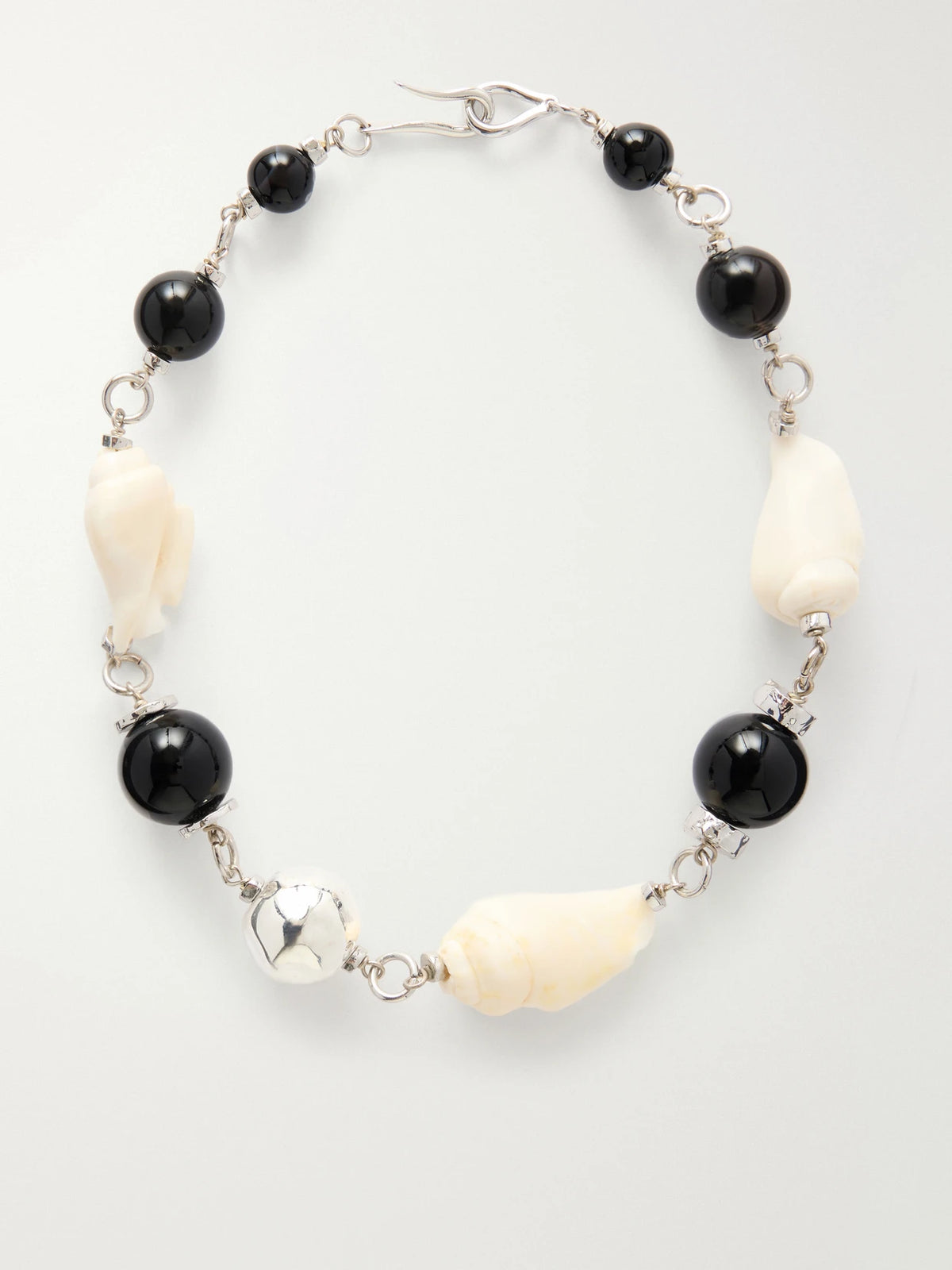 Samsara Gold-plated, Seashell And Ceramic Necklace