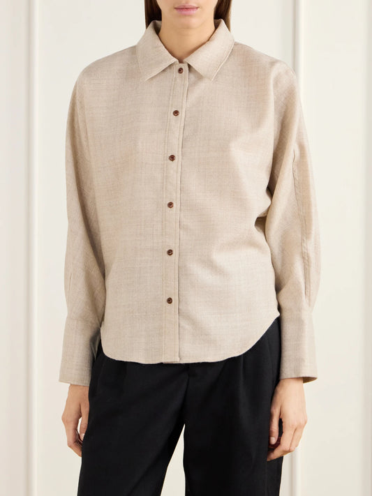 OSSOU Ridge Wool Woven Shirt