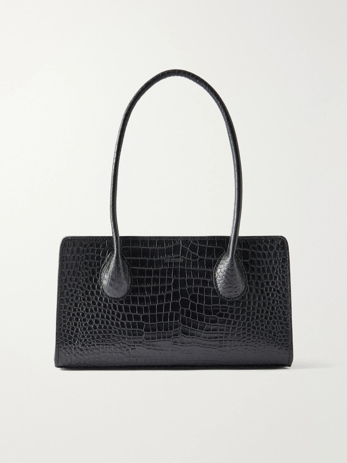 LIÉ STUDIO The Lou Croc-effect Leather Shoulder Bag