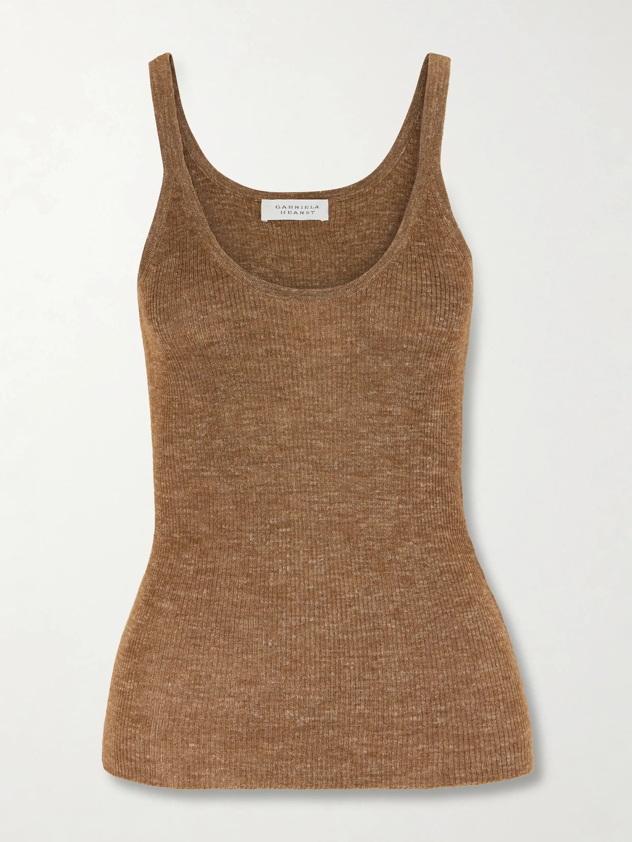 Cinxia Ribbed Cashmere, Silk And Hemp-blend Tank