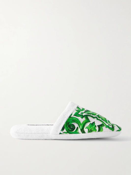 Printed Cotton Slippers