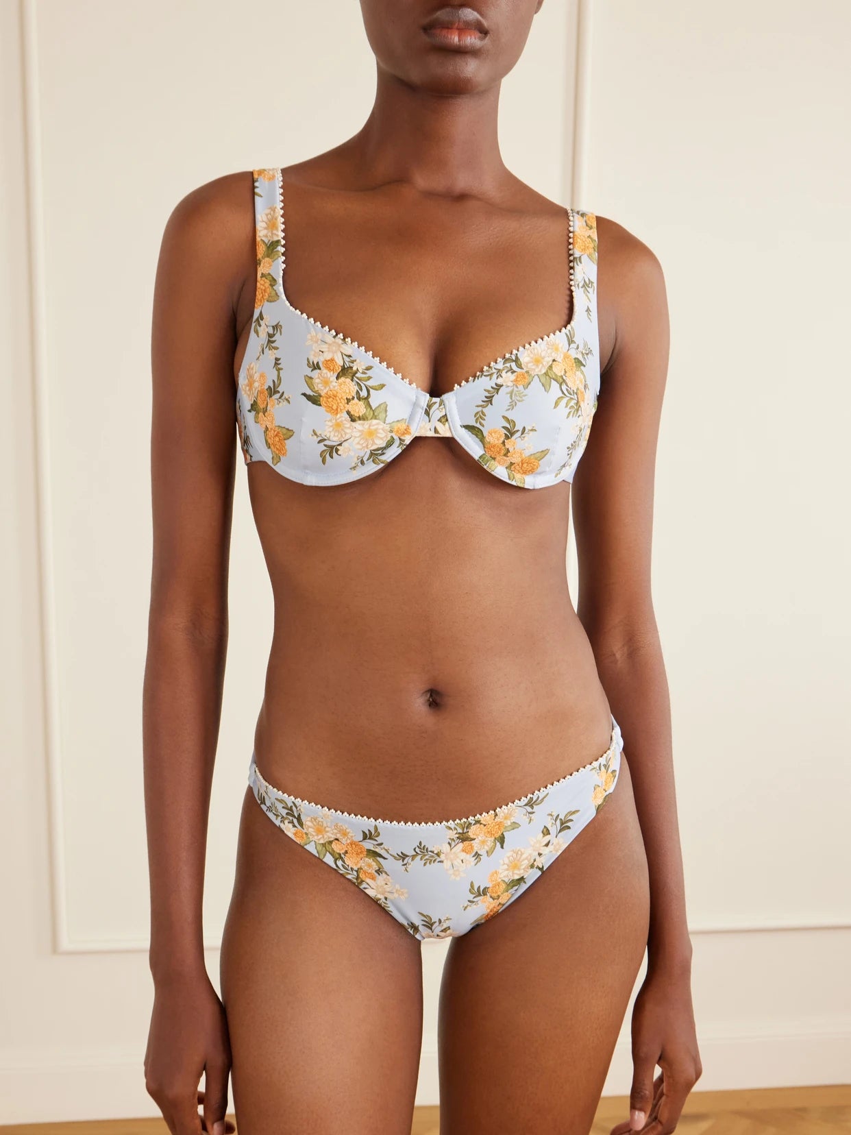 Promesa Valle Floral-print Bikini Briefs