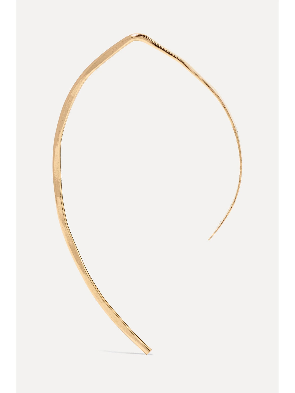 Wishbone 14-karat Gold Earrings