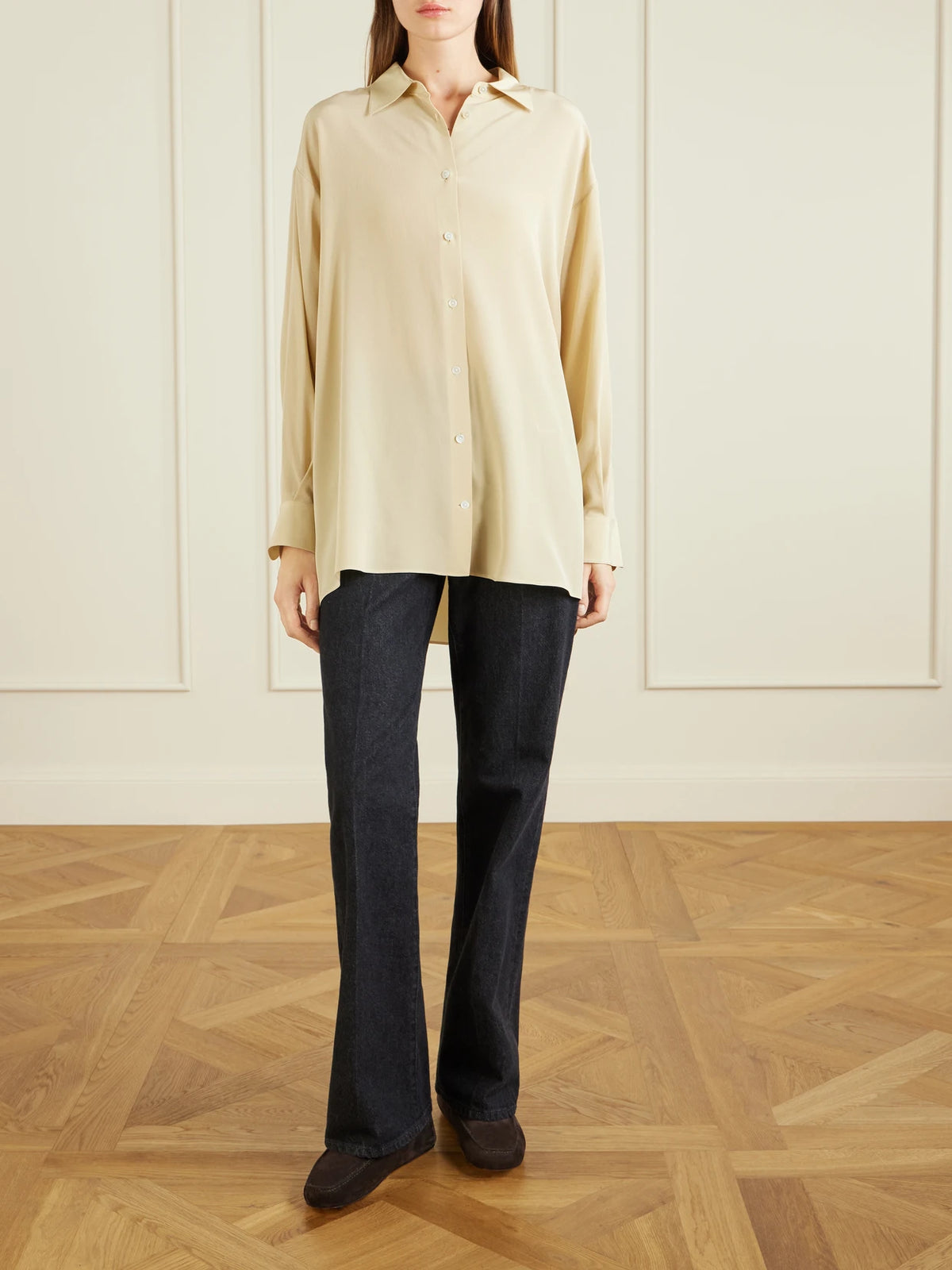 Leo Shearling-lined Suede Loafers