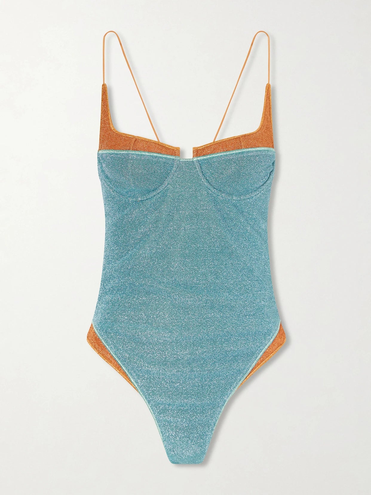 Lumiere Double Metallic Balconette Swimsuit