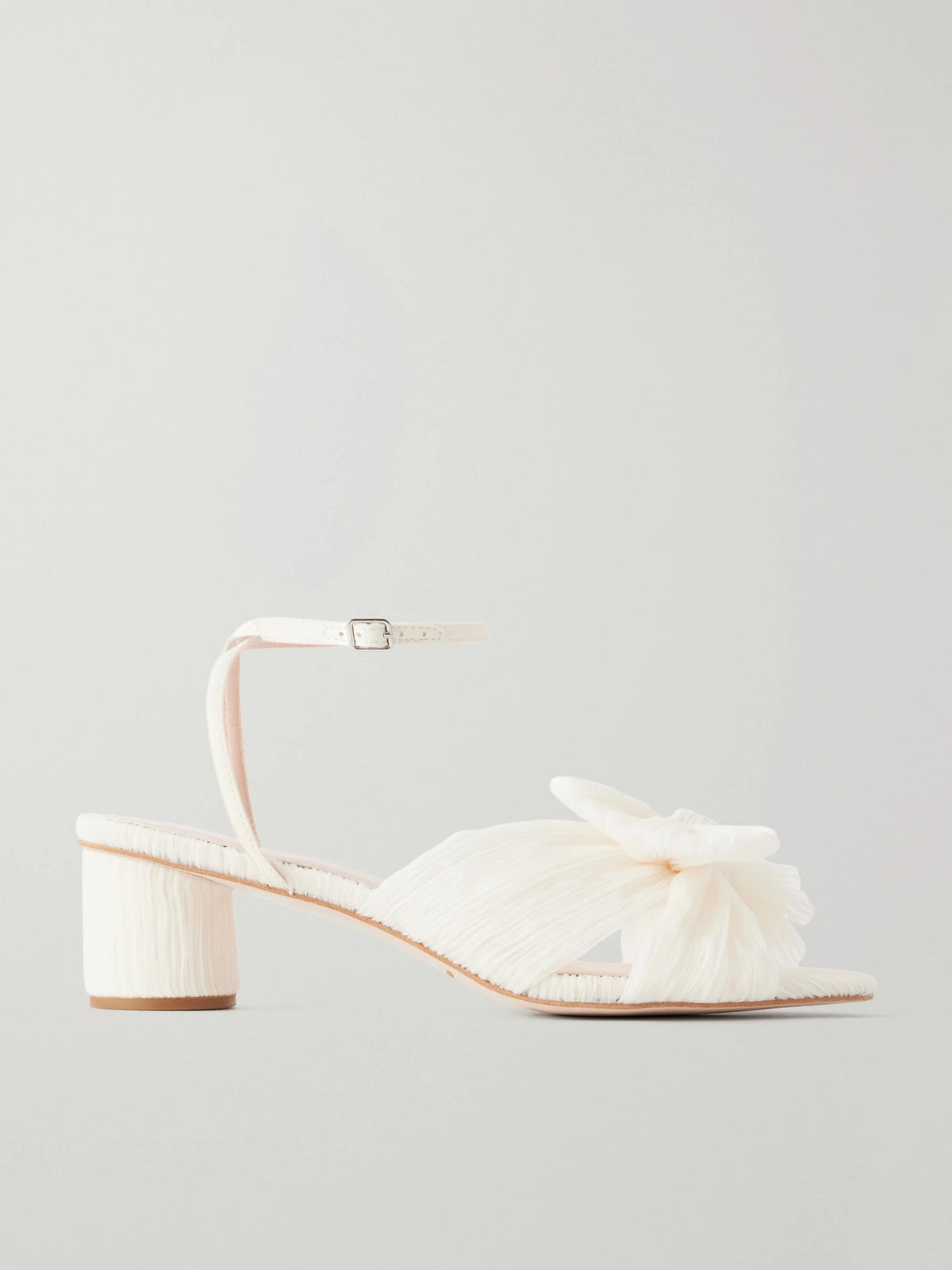 Loeffler Randall Dahlia Bow-detailed Organza Sandals