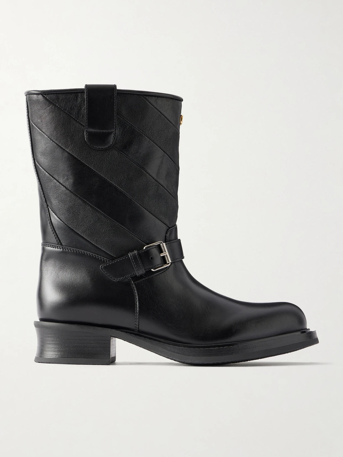 Bootie Patchwork Leather Ankle Boots