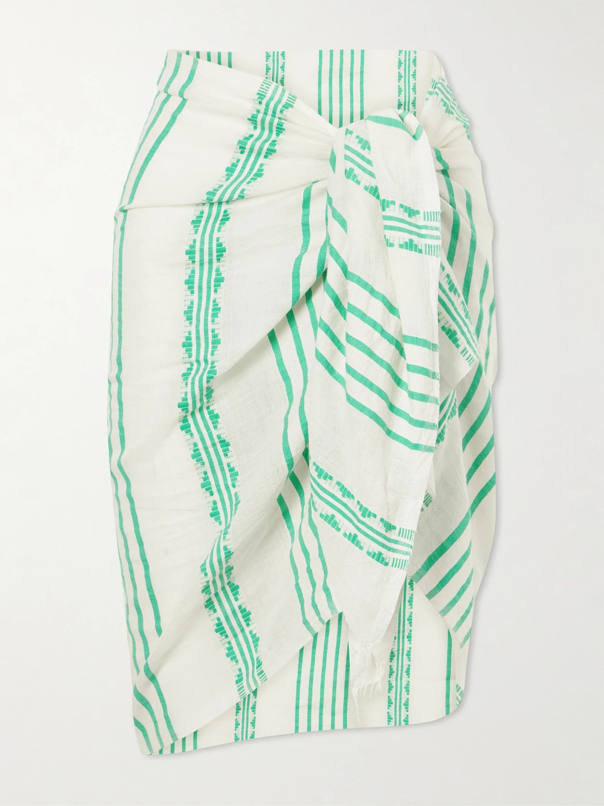 Lema Striped Cotton Cover-up