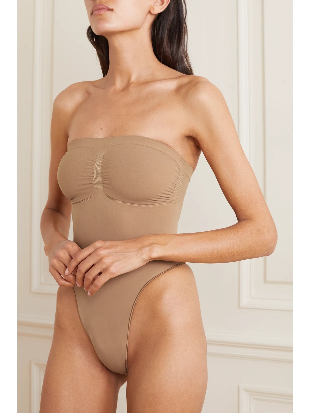 Seamless Sculpt Strapless Thong Bodysuit - Sienna