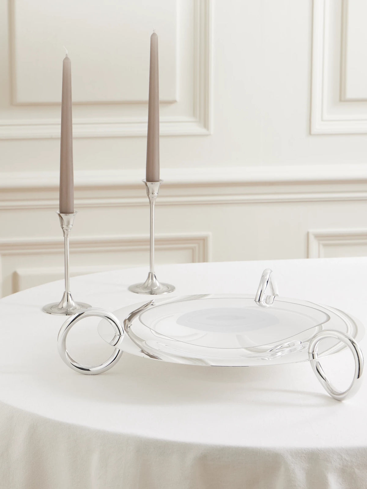 Image of Tableware. Product name - Vertigo Silver-plated Bowl in Multi colour by brand - Christofle