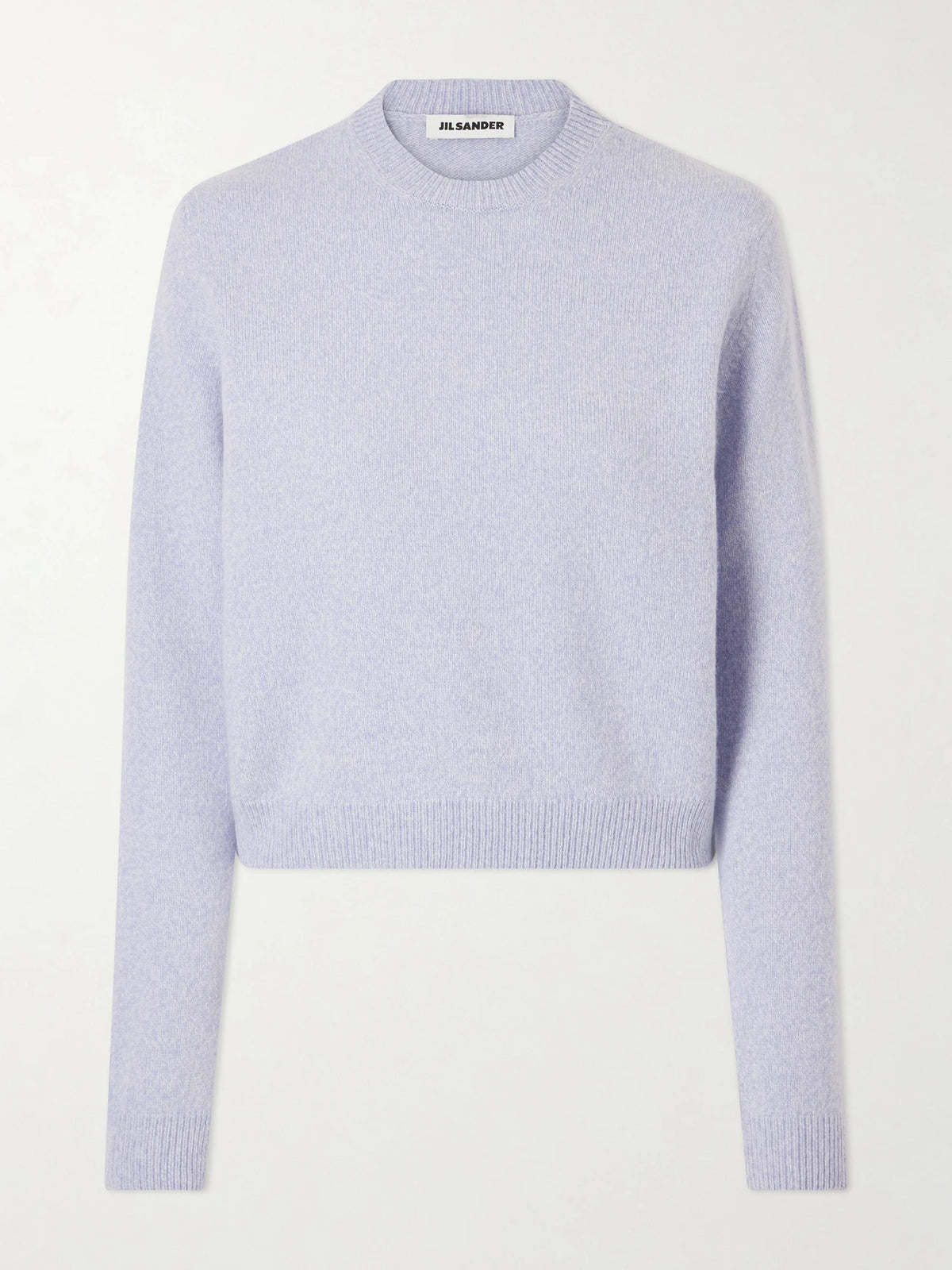 Jil Sander Cropped Wool And Cashmere-blend Sweater