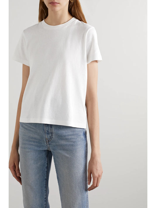 Emmylou Cotton-jersey T-shirt