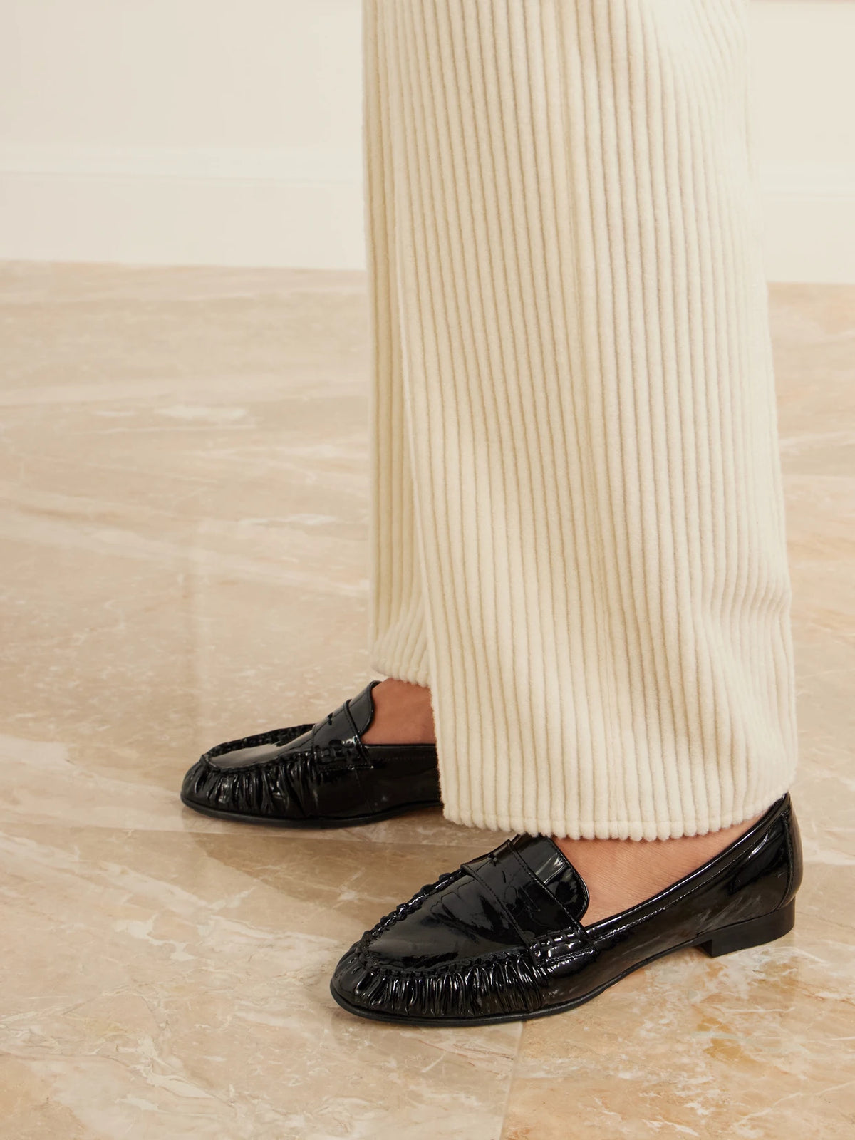 Aeyde Aldous Patent-leather Loafers