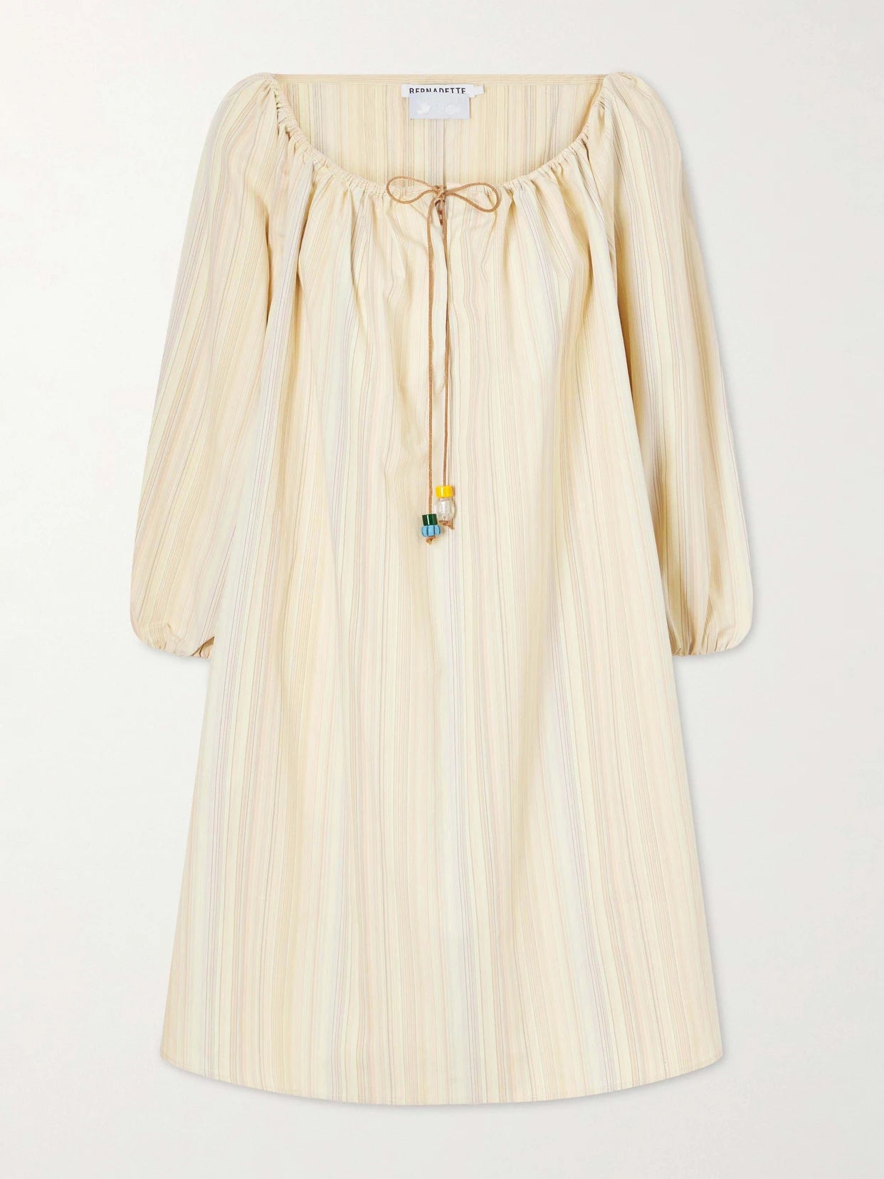 Bonnie Striped Cotton Mini Dress